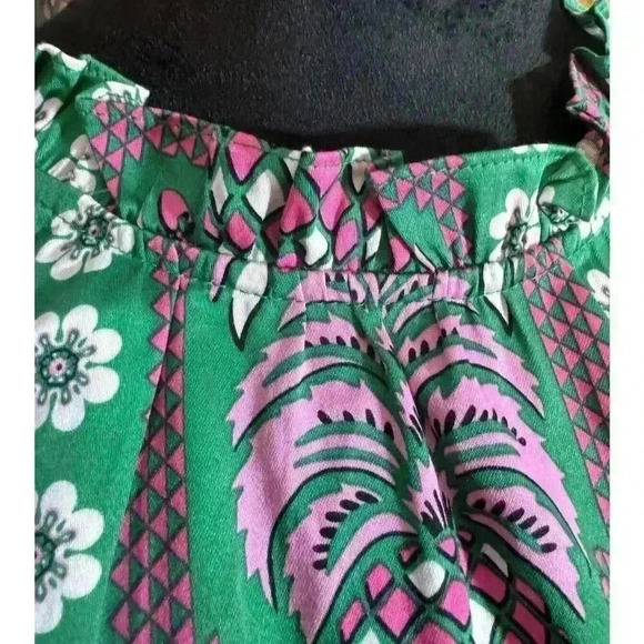 Charter Club Bright Pineapple Tropical Sleeveless Shift‎ Dress Women's Petite S - Picture 7 of 11